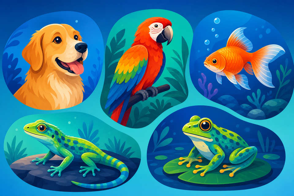 SukiTutor lesson cover — Key Stage 1 science, animals