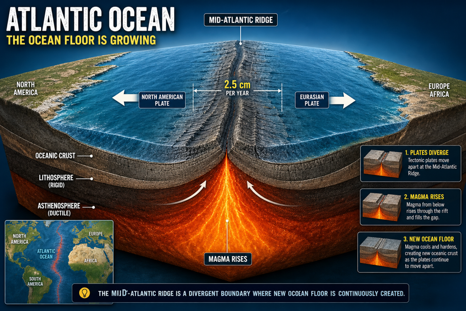 SukiTutor lesson cover — Key Stage 3 geography, tectonics
